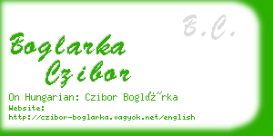 boglarka czibor business card